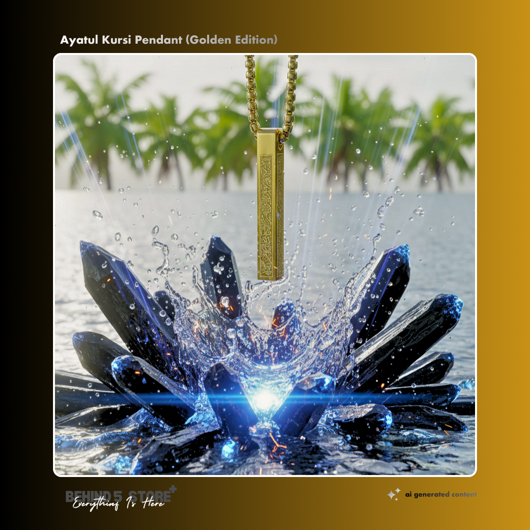 Ayatul Kursi Pendant (Golden Edition)