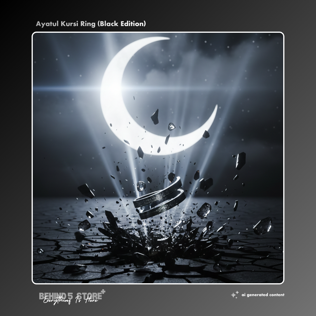 Ayatul Kursi Ring (Black Edition)